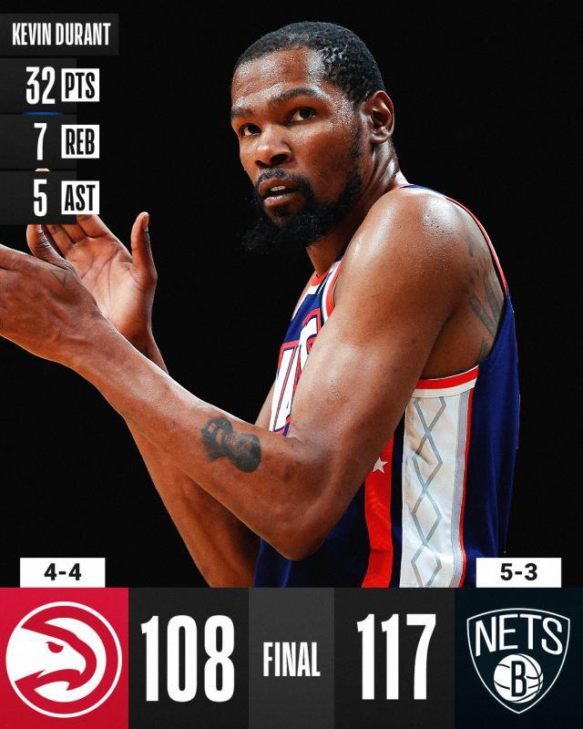 开云体育线上-三节31分导演两波高潮 篮网起伏不定KD稳如磐石